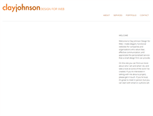 Tablet Screenshot of clay-johnson.com